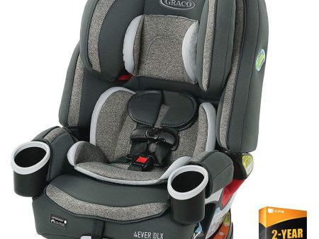 Graco 4Ever DLX 4-in-1 Infant to Toddler Car Seat, Bryant Grey +2 YR Extended Warranty Sale