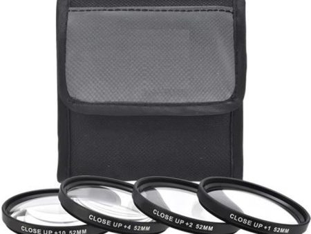 General Brand 58mm 4pc HD Macro Close-UP Lens Filter Set +1 +2 +4 +10 Online Hot Sale