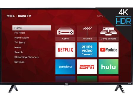 TCL 50S425 50  4-series 4K Ultra HD Roku Smart TV (2019 Model) - Refurbished Cheap