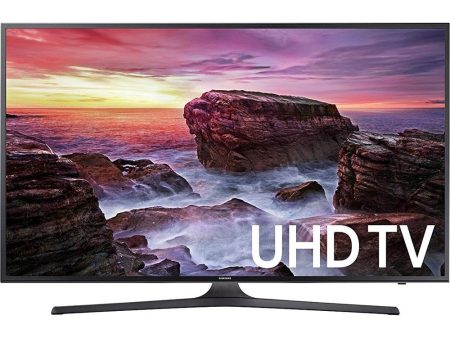 Samsung UN49MU6290FXZA 49  Class LED 4K Ultra HD Smart TV (2017 Model) - Refurbished Hot on Sale