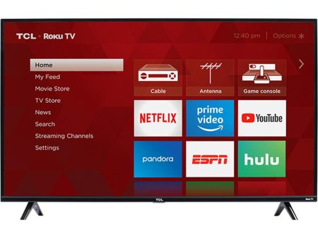 TCL 43S325 43  3-series Full HD Roku Smart TV (2019 Model) - Refurbished Supply