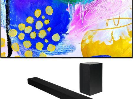 LG 97 Inch HDR 4K Smart OLED TV 2022 with LG 3.1 Ch High Res Audio Sound Bar For Discount