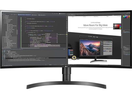 LG 34WL75C-B 34  21:9 UltraWide QHD 3440x1440 Curved IPS Monitor - Refurbished Hot on Sale