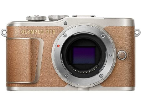 Olympus PEN E-PL9 16.1 MP Wi-Fi 4K Mirrorless Camera Body (Honey Brown) - Refurbished Online