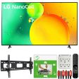 LG 50  HDR 4K UHD Smart NanoCell LED TV 2022 + TaskRabbit Installation Bundle For Sale