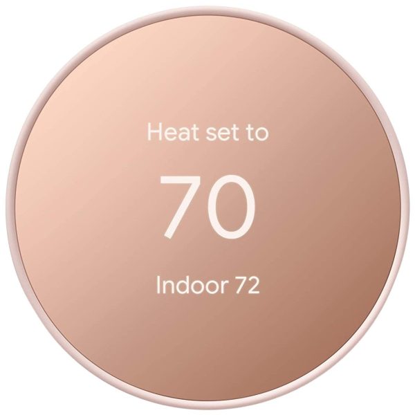 Google Nest Hub Max (Chalk) GA00426-US with Google Nest Smart Wi-Fi Thermostat (Sand) Discount