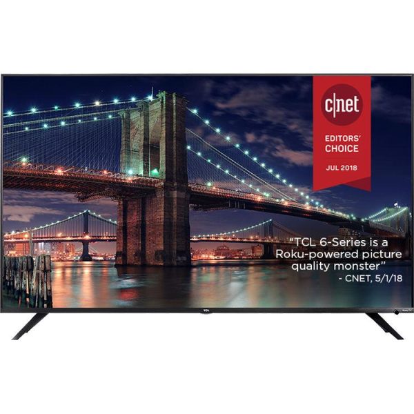 TCL 55R613 55  6-Series 4K UHD Dolby Vision Roku Smart TV (2018 Model) Refurbished Online