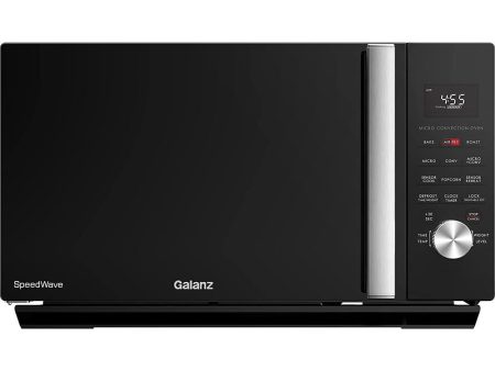 Galanz 1.6 Cu.Ft. 3-in-1 Convection Microwave with Air Fryer in Black - GSWWA16BKSA11 For Sale