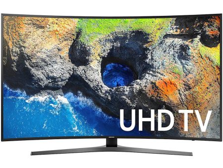 Samsung UN55MU7500FXZA 54.6  Curved 4K Ultra HD Smart LED TV (2017 Model) - Refurbished Hot on Sale