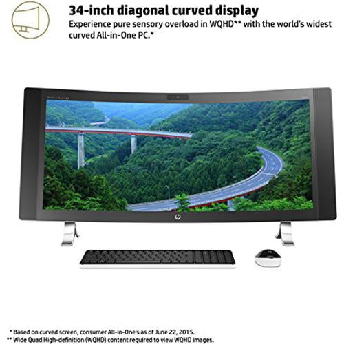 Hewlett Packard ENVY 34-a010 34   i5-6400T Curved All-in-One Desktop - Manufacturer Refurbished on Sale