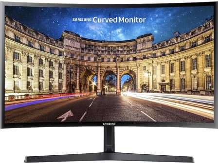 Samsung C27F398FWN 27  Curved 1920x1080 LED-lit Slim Monitor Refurbished For Discount