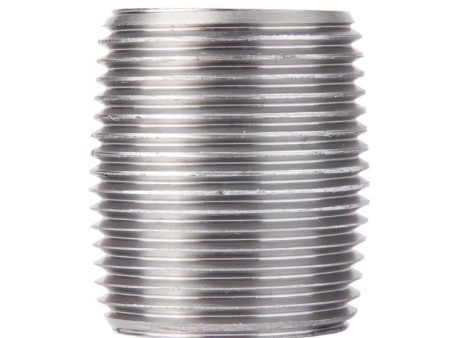 STZ Industries 1-1 4 in. MIP each X 1-1 4 in. D MIP Galvanized Steel Close Nipple Sale