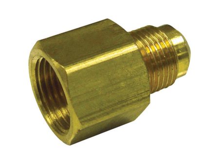 JMF Company 5 8 in. Female Flare X 1 2 in. D Male Flare Brass Reducing Adapter For Cheap