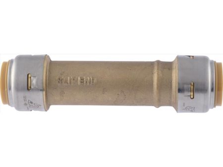 SharkBite 3 4 in. Push X 3 4 in. D Push Brass Slip Coupling Online