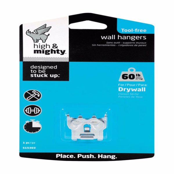 Hillman High & Mighty Hanger Picture Hanger 60 lb 1 pk Discount