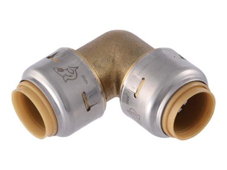 SharkBite Push to Connect 1 2 in. Push X 1 2 in. D Push Brass Elbow Sale