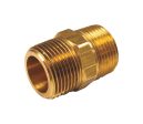 JMF Company 3 8 in. MPT X 1 4 in. D MPT Brass Reducing Hex Nipple Fashion