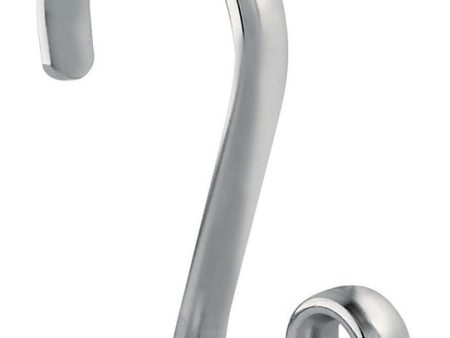 iDesign Chrome Silver Metal Shower Curtain Rings 12 pk Sale