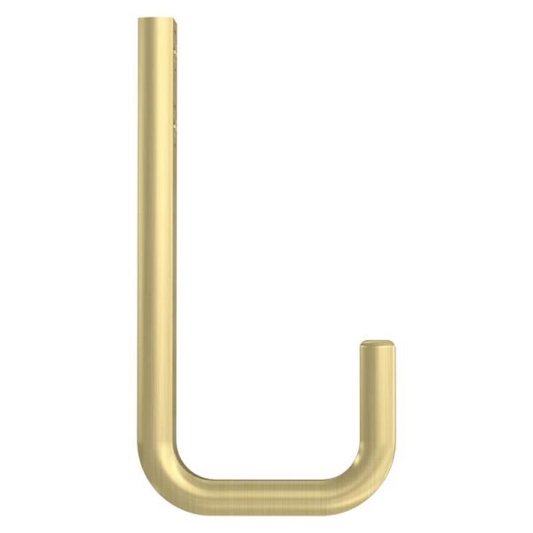 National Hardware Reed Medium Brushed Gold Steel 4 in. L Hook 60 lb 1 pk For Discount