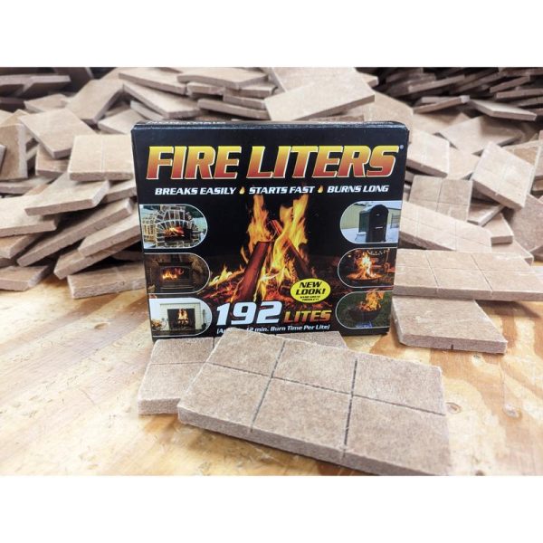 Fire Liters Wood Fiber Firestarter Log 12 min 192 pk Cheap