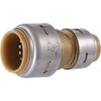 SharkBite Push to Connect 3 4 in. PTC X 1 2 in. D PTC Brass Reducing Coupling Fashion