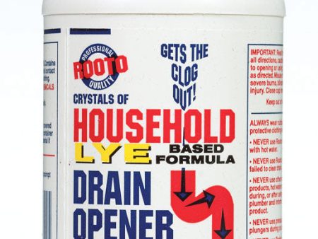 Rooto Household Lye Based Crystals Drain Cleaner 1 lb Online