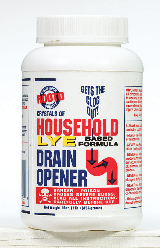 Rooto Household Lye Based Crystals Drain Cleaner 1 lb Online