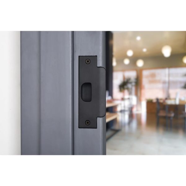 Brinks Commercial Matte Black Stainless Steel Door Strike 1 pc Discount