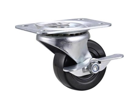 Projex 2-1 2 in. D Swivel Soft Rubber Caster 100 lb 1 pk Online Sale