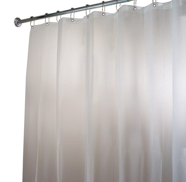 iDesign 72 in. H X 108 in. W Frosted Eva Shower Curtain Liner Polyester Online Hot Sale