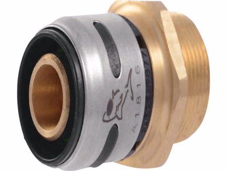 SharkBite EvoPEX 1 2 in. MPT X 1 2 in. D Push Brass Plastic Male Connector For Cheap