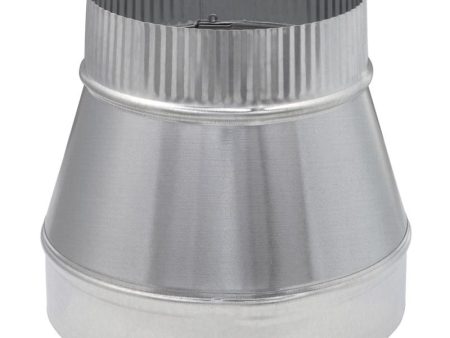 Imperial 8 in. D X 6 in. D Galvanized Steel Furnace Pipe Reducer For Sale