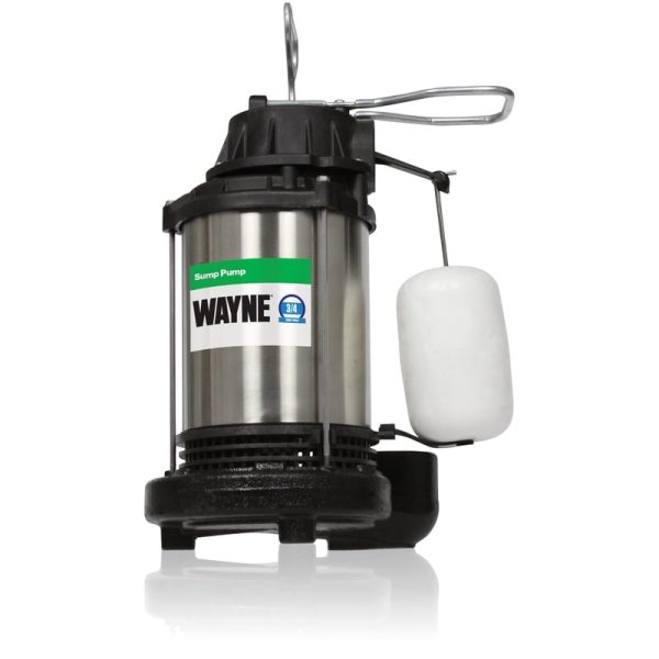 Wayne 3 4 HP 5490 gph Stainless Steel Vertical Float Switch AC Sump Pump Cheap