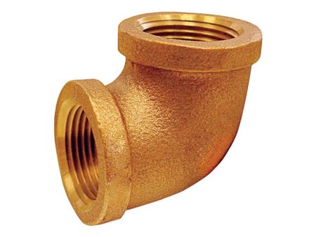 JMF Company 1 4 in. FPT X 1 4 in. D FPT Red Brass 90 Degree Elbow Online Hot Sale