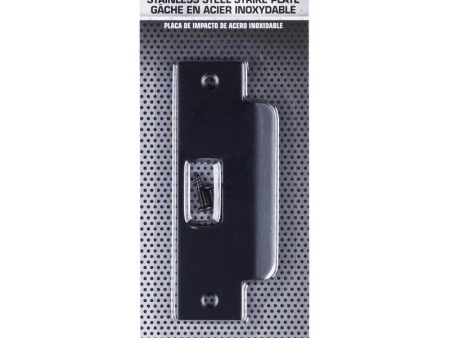 Brinks Commercial Matte Black Stainless Steel Door Strike 1 pc Discount