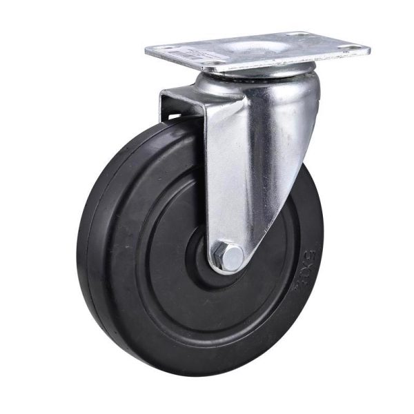 Projex 5 in. D Swivel Rubber Caster 200 lb 1 pk Discount