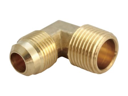 JMF Company 5 16 in. Flare X 1 4 in. D MPT Brass 90 Degree Elbow on Sale