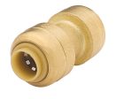 SharkBite 1 4 in. Push X 1 4 in. D Push Brass Coupling Hot on Sale