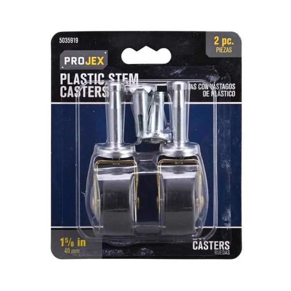 Projex 1-5 8 in. D Plastic Caster 50 lb 2 pk Sale