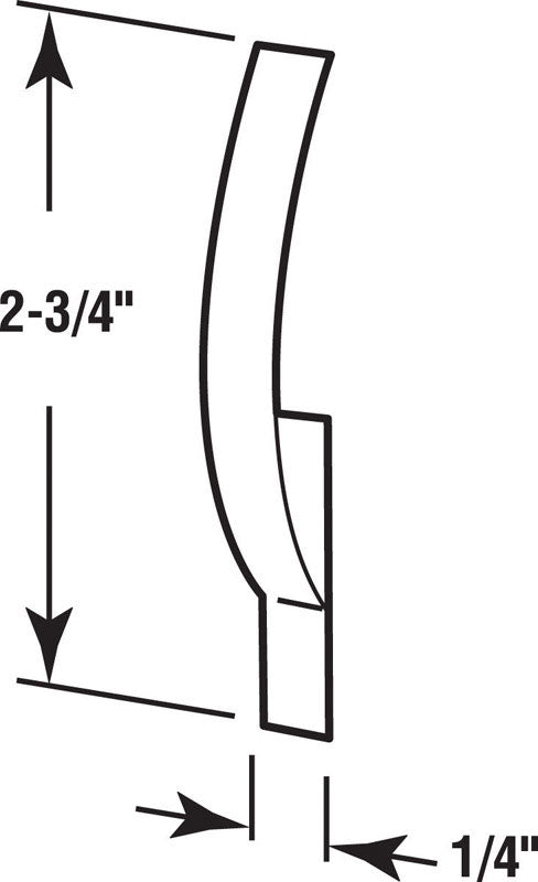 Prime-Line Steel 1 4 in. W X 2-3 4 in. L Window Frame Fasteners 1 pk Cheap