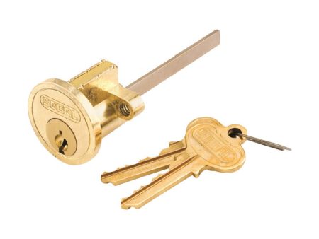 Segal Brass-Plated Zinc Key Lock Cylinder Keyed Differently Online Sale