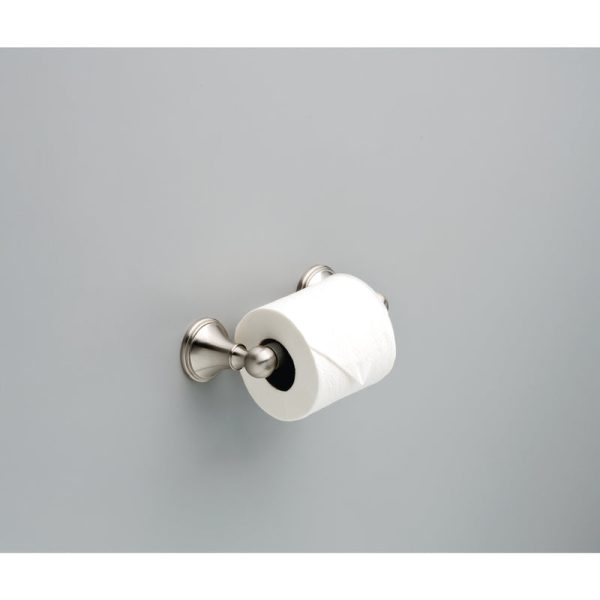 Delta Crestfield Satin Nickel Toilet Paper Holder Hot on Sale