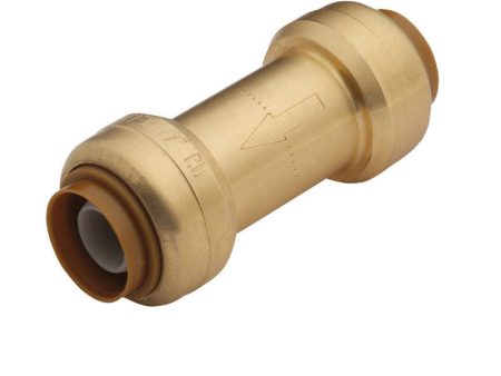 SharkBite 1 2 in. D X 1 2 in. D Brass Spring Loaded Check Valve Online