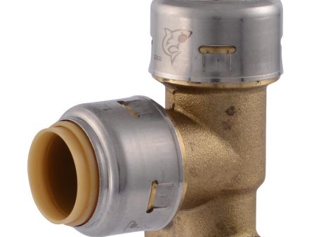 SharkBite 1 2 in. Push X 1 2 in. D Push Brass Drop Ear Elbow Online