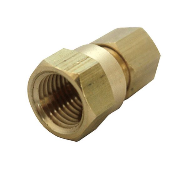 JMF Company 1 4 in. Compression X 1 8 in. D FPT Brass Connector Sale