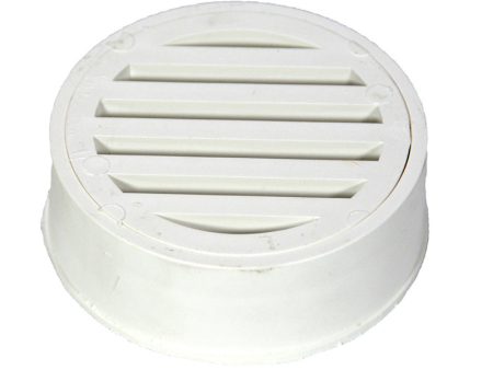 NDS 3 in. White Round Polyolefin Drain Grate Sale