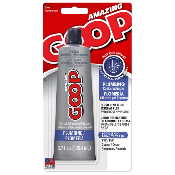 Amazing Goop Clear Adhesive and Sealant For PVC 3.7 oz Online Sale