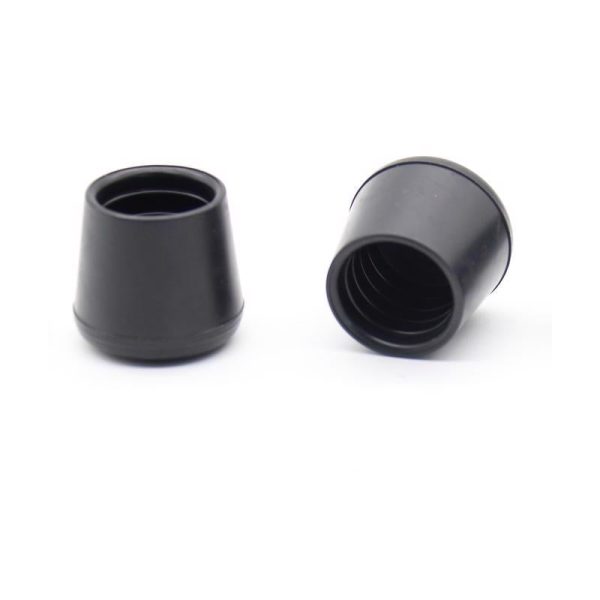 Projex Rubber Leg Tip Black Round 1-1 4 in. W 2 pk Hot on Sale