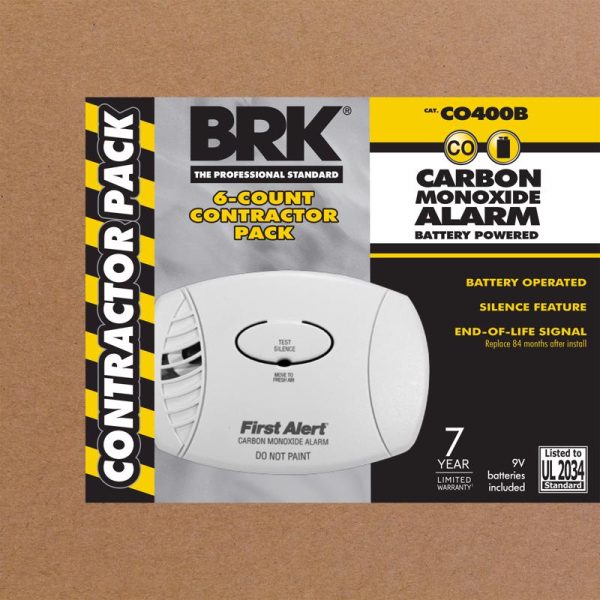 BRK Battery-Powered Electrochemical Carbon Monoxide Detector on Sale