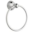 Moen Preston Chrome Towel Ring Zinc Hot on Sale